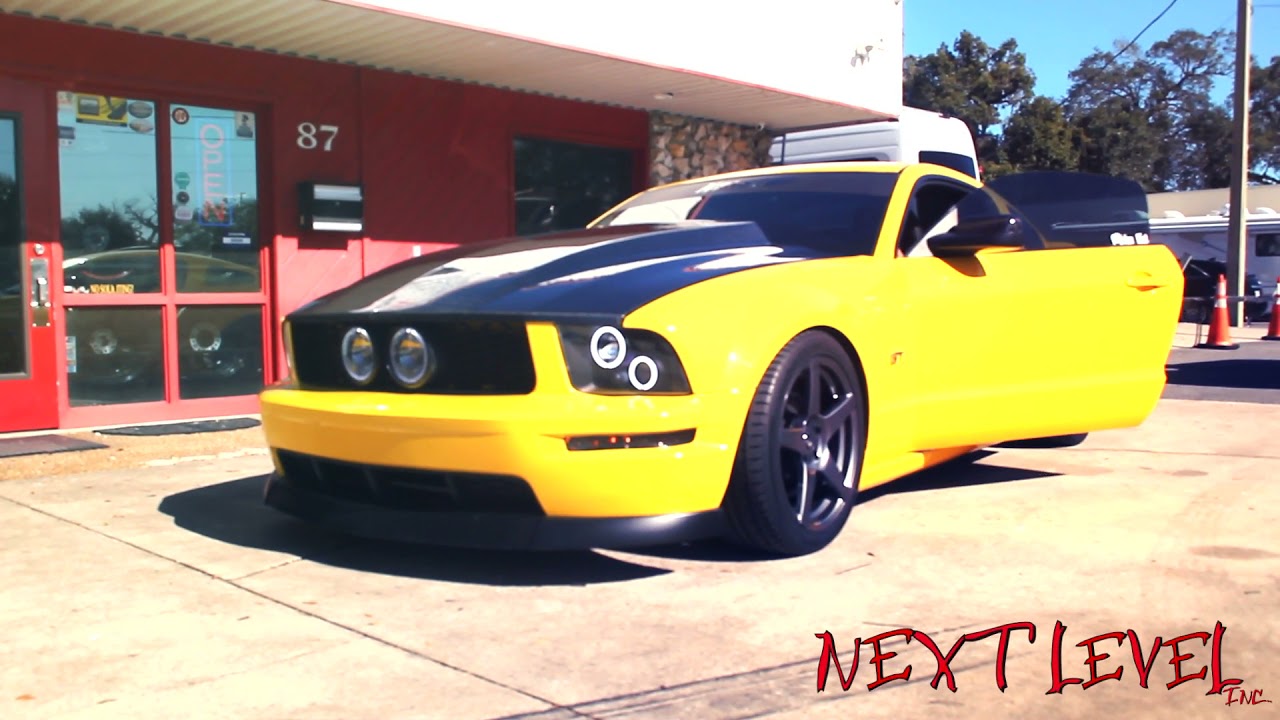 Yellow Mustang Viper App Next Level Install