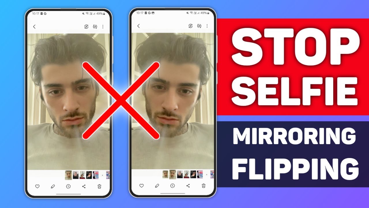 How to Stop Selfie Flipping on Samsung Phone || SAMSUNG front camera ...