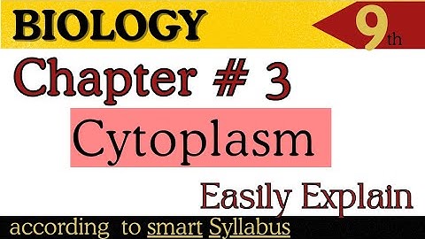 Biology class 9 Cytoplasm Easily Explain 