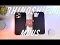 RhinoShield SolidSuit + Impact 3D Screen Protector vs Mous case for iPhone 12 Pro Max