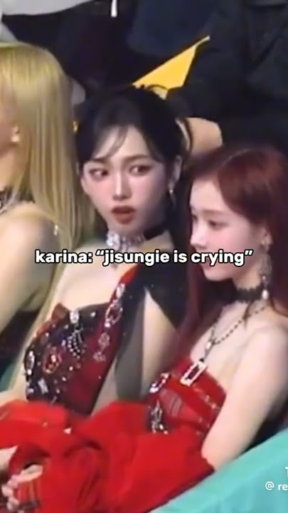 Aespa’s reaction to NCT Jisung crying😭 | MMA Awards🏆