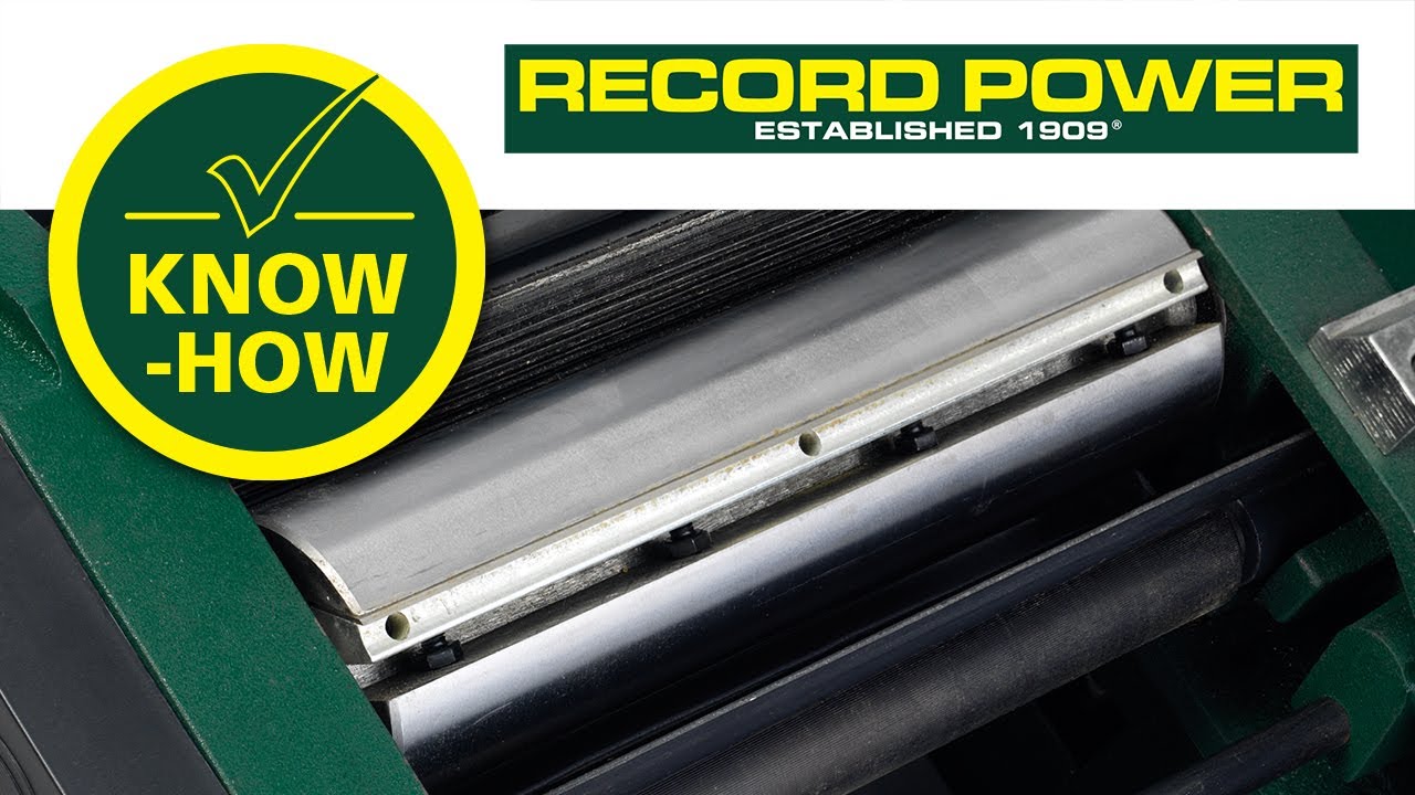 KnowHow Series How to Change the Blades of the Record Power PT107 Planer Thicknesser YouTube
