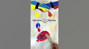 What color do mixed flags make?? #paintmixing #colormixing #satisfyingart #asmart