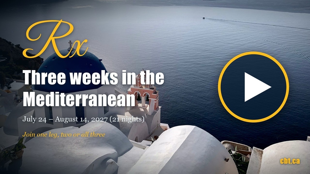Play the Mediterranean CME Cruise 2027, Full Tour video