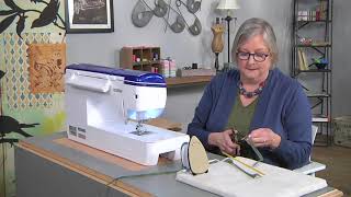 A tutorial about applique using a sewing machine on It’s Sew Easy with Rebecca Kemp Brent (1603-2)