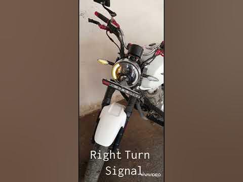 bajaj v15 modified headlight