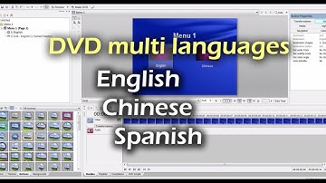 How to create multiple languages / audio in Sony DVD architect pro - Authoring