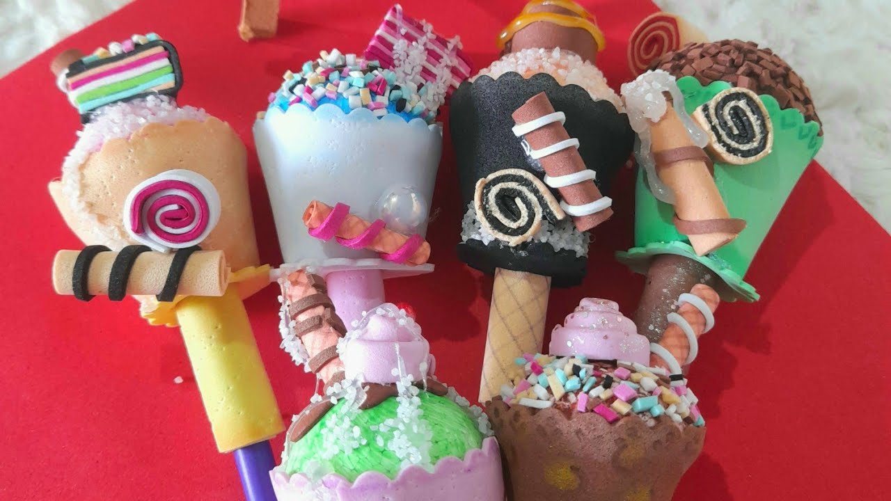 Como fazer Ponteirinhas de Cupcake em EVA