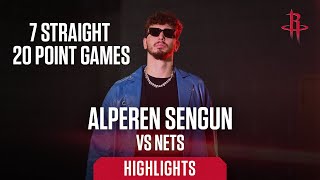 Alperen Sengun 7 Straight 20 Point Games l Houston Rockets