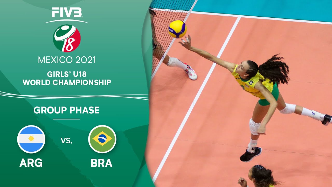 ARG vs. BRA – Group Phase | Girls U18 Volleyball World Champs 2021