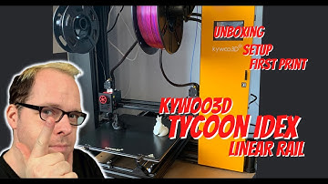 Kywoo3d Tycoon: IDEX LINEAR RAIL - Unboxing and Setup!