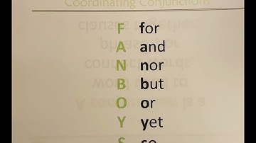 CC Cycle 2 week 22 Coordinating Conjunctions