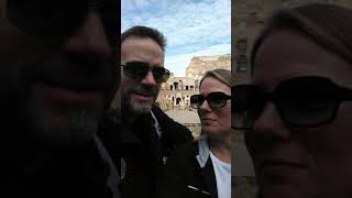 Nigel and Janelle visit The Colosseum Rome, Italy Feb 2019