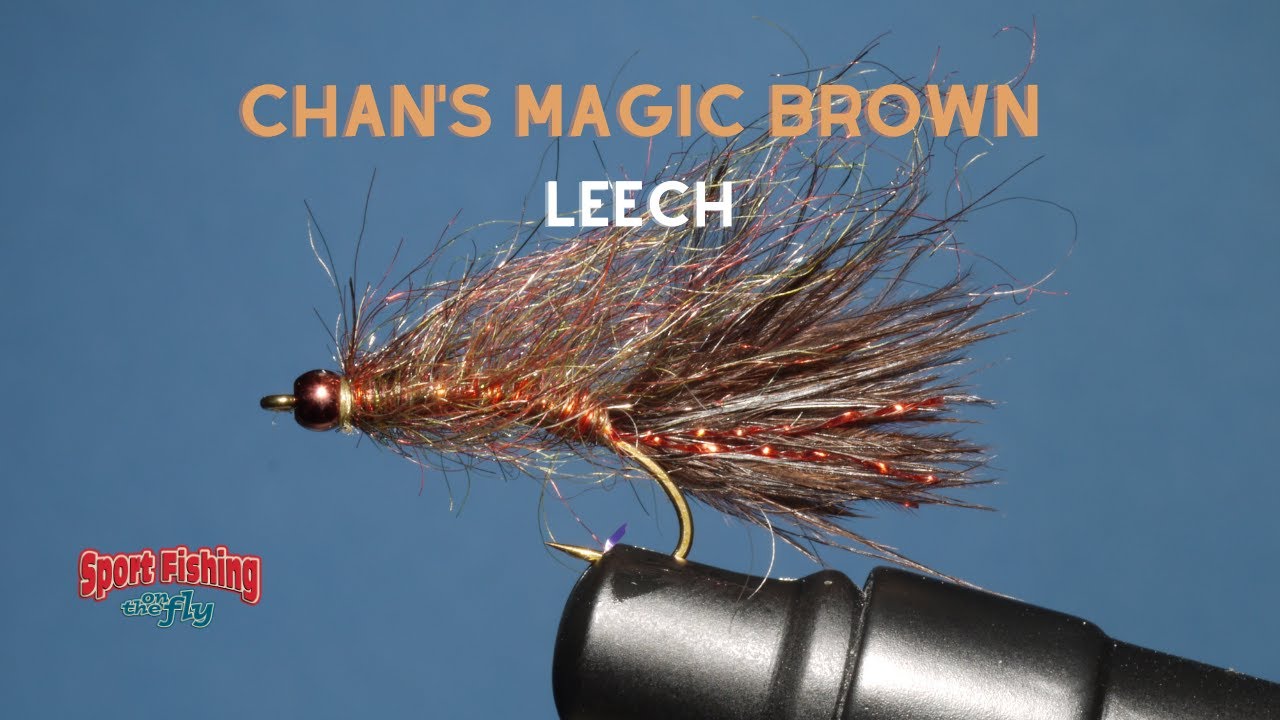 Brown Trout Twitching Lure Leech - Handmade by Off Trail Tackle