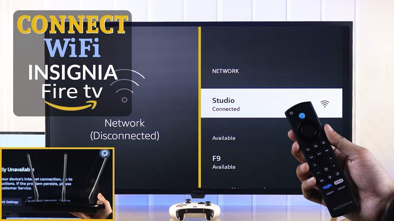 Insignia Smart TV How To Connect To The Internet WiFi Setup YouTube