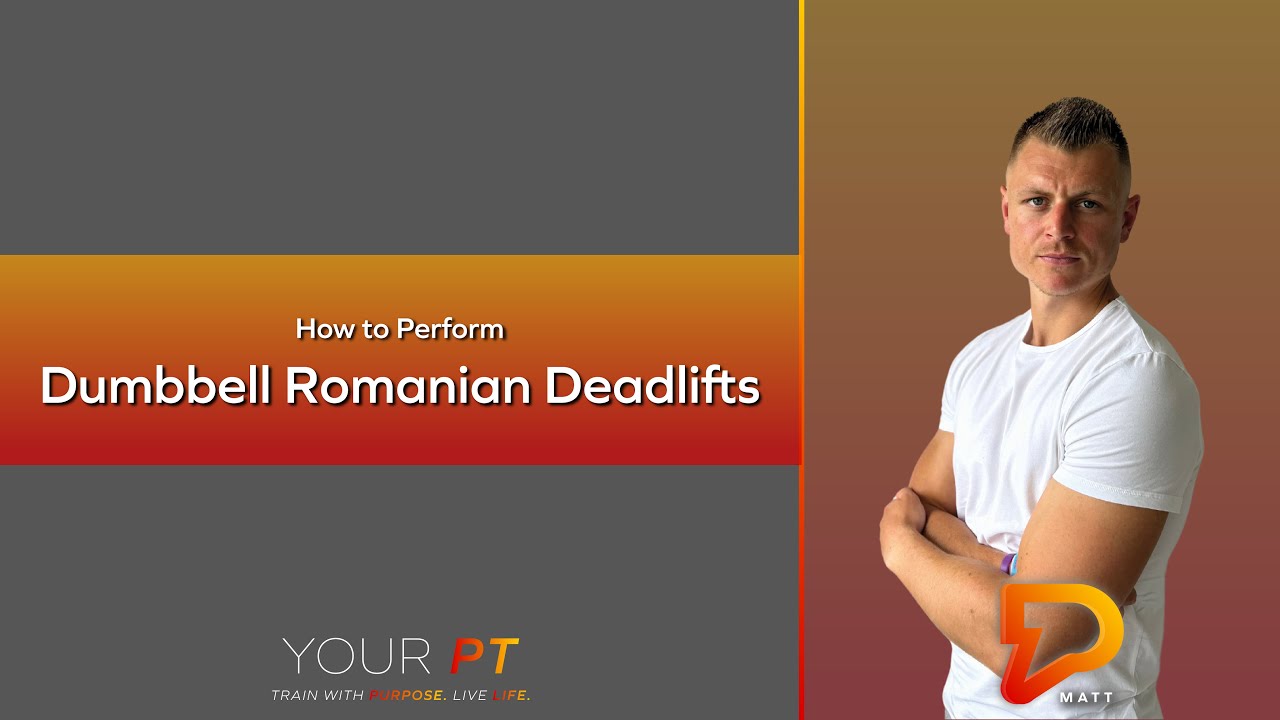 How to Perform Dumbbell Romanian Deadlifts (RDLs) - YouTube