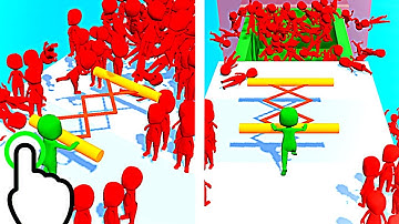 Push Party - Push Party Color Stickman Run - All Levels iOS Android GamePlay #5