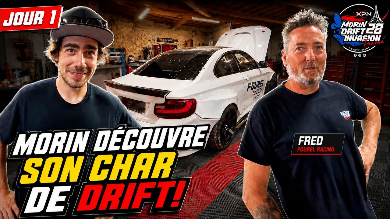 On part en France préparer la BMW M2 de Morin pour le CFD! 🇫🇷