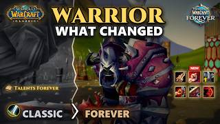 WoW Forever Warrior: What Changed Since WoW Classic | Back to Class
