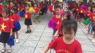 VN Đánh Bay Covid-Đồng Diễn Trường MN Hải Thanh