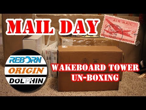 Origin Wakeboard Tower Unboxing Opening Review Wake Board Tower Un Boxing Reborn Dolphin Youtube