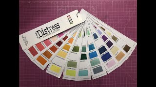 Distress Ink & Oxide Colour Swatch Chart FREE Download