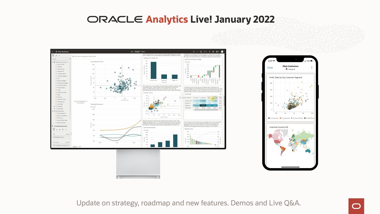 Oracle Analytics Live! Webinar January 2022 edition - YouTube