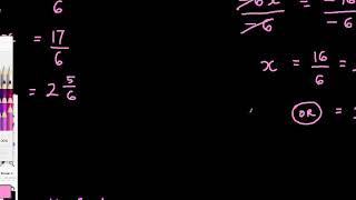 Algebra - Solving Equations with Brackets