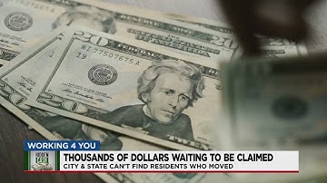 Do you have unclaimed money? Here