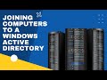 Joining Computers to a Windows Active Directory