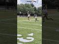 Valdosta High  (256) Kimora Griffin showing off her catching ability at Jaguars Elite 7v7 Tryouts