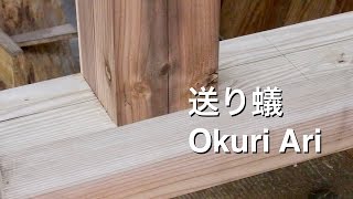 宮大工が職人技で教える初心者のための送り蟻（メス）の作り方動画　Making Okuri Ari (Part 2)