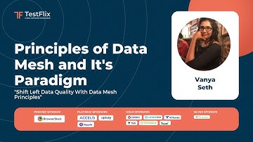 Shift Left Data Quality with Data Mesh Principles by Vanya Seth | data mesh paradigm shift | TF 2022