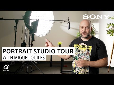 What's In My Portrait Studio? Full Tour with Miguel Quiles | Sony Alpha Universe