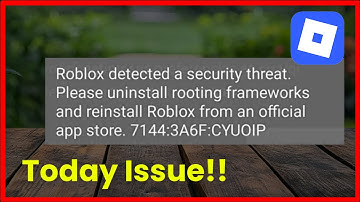 How To Fix Roblox Detected a Security Threat Error-   Fix Security Threat Detected In Roblox - today