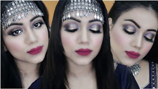 Arabic Style Indian Party Makeup Using KRYOLAN TV PAINT STICK || How To Use Kryolan Tv Paint Stick screenshot 5