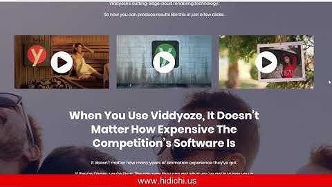 Viddyoze The #1 Choice For 3D Animations In The Cloud