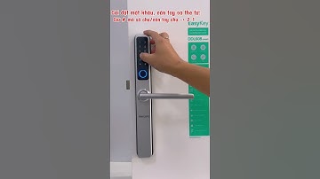 Hướng dẫn sử dụng khóa điện tử cửa nhôm PHILIPS DDL608 | Intelligent Việt Nam.