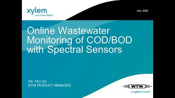Webinar - Online Wastewater Monitoring of COD/BOD with Spectral Sensors with WTW