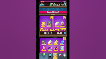 FREE GEMS GLITCH!!! #clashroyale