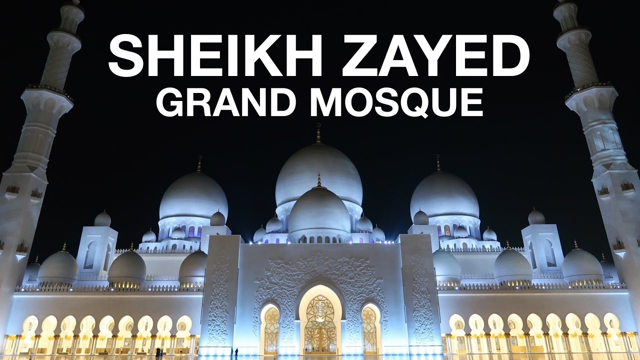 Sheikh Zayed Grand Mosque Abu Dhabi Uae Day Trip From Dubai