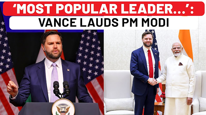 Vance Reveals PM Modi’s ‘Request’ During Jaipur Speech, Makes Big Remark Amid Trump’s Tariff Blitz