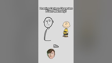 Drawing Cartoon Characters from Memory  #cartoon #art #drawing #funny #memory