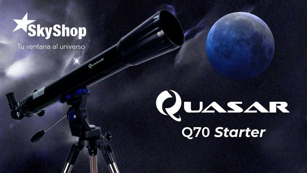 Telescopio Quasar Q70 Starter Adaptador Smartphone - YouTube