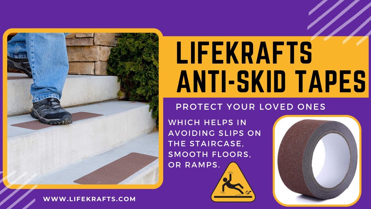 How to Apply Black/Yellow Anti Slip Tape to stairs, ramps and walkways. 