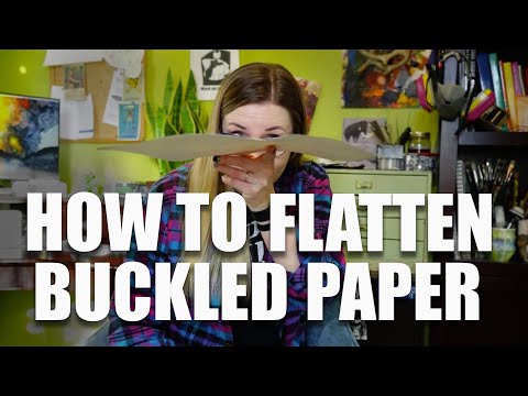 How to Flatten Buckled Paper at Home