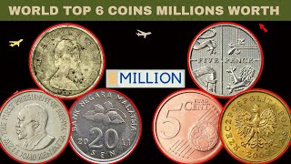 The Ultra: Top 6 Most Valuable Searching Coins Worth Million! Brand Coins tv #hunt