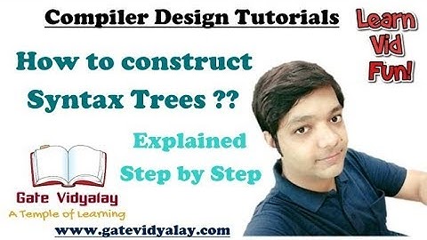 Syntax Trees in Compiler Design Explained step by step | Syntax trees Vs Parse Trees Vs DAGs