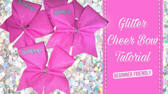 Easy DIY Cheer Bow