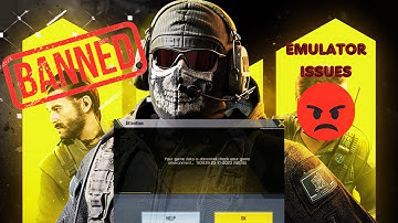 I GOT BANNED in COD Too😭| Bluestacks Emulator COD & BGMI Issues continues🤬